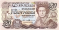 Falkland Islands 20 Pounds,  1. 1. 2011